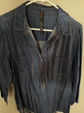 Denim blouse